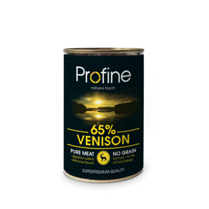 Profine pločevinka za pse – 65% DIVJAČINA